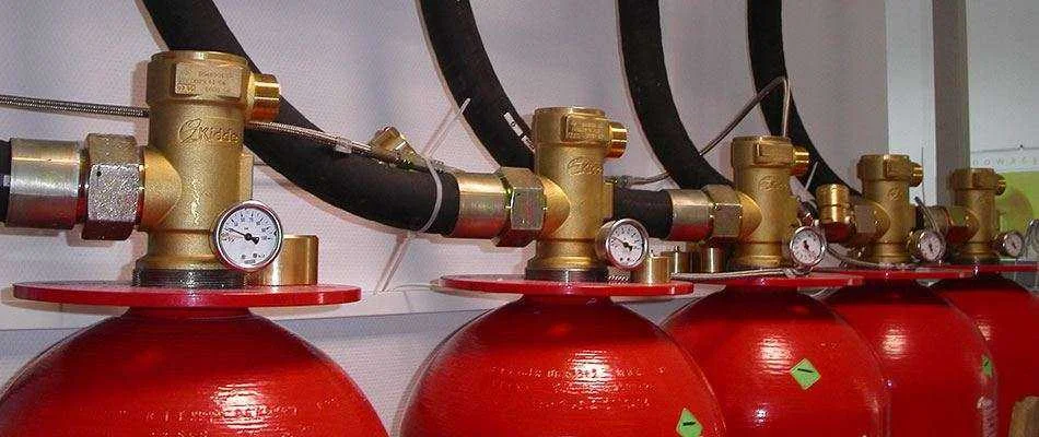Модульное газовое пожаротушение